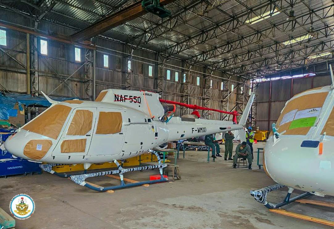 NAF receives five new helicopters to boost air operations