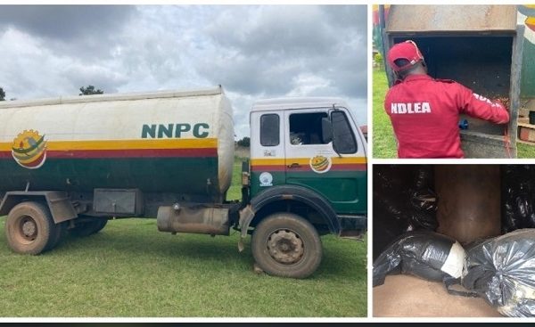 NNPCL reacts as NDLEA intercepts branded truck with 2,145kg cannabis