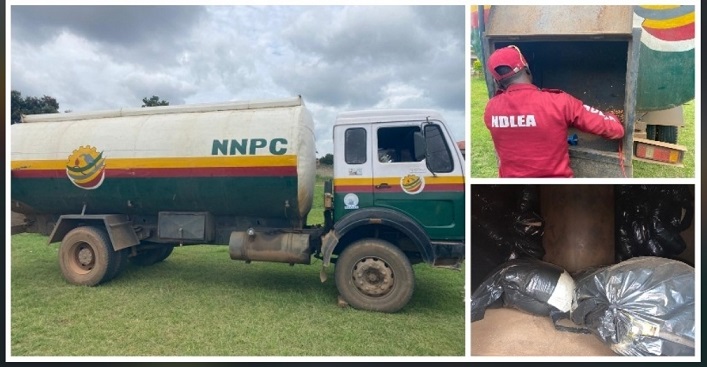 NNPCL reacts as NDLEA intercepts branded truck with 2,145kg cannabis